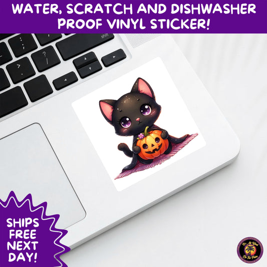 HALLOWEEN VINYL STICKERS | Spooky Ghosts, Witches, Pumpkins, Skulls and Bats – Waterproof Halloween Sticker Pack for All Ages