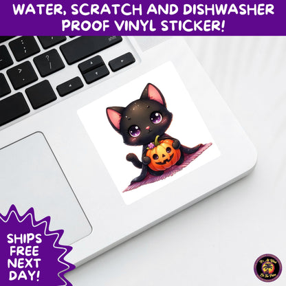 HALLOWEEN VINYL STICKERS | Spooky Ghosts, Witches, Pumpkins, Skulls and Bats – Waterproof Halloween Sticker Pack for All Ages
