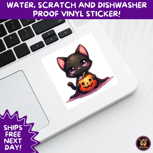 HALLOWEEN VINYL STICKERS | Spooky Ghosts, Witches, Pumpkins, Skulls and Bats – Waterproof Halloween Sticker Pack for All Ages
