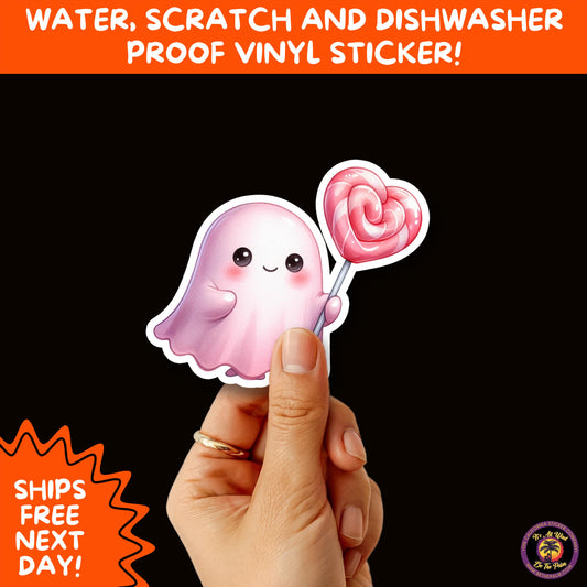 HALLOWEEN VINYL STICKERS | Spooky Ghosts, Witches, Pumpkins, Skulls and Bats – Waterproof Halloween Sticker Pack for All Ages