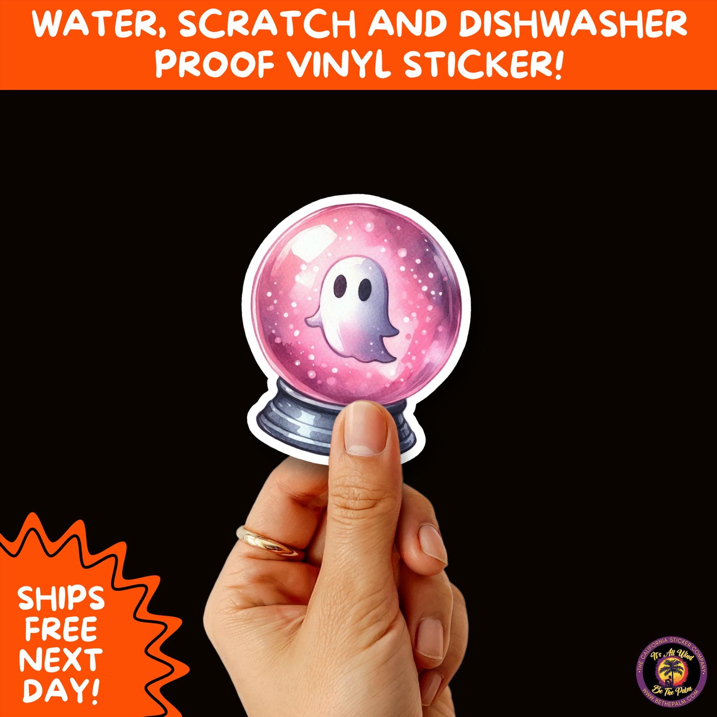 HALLOWEEN VINYL STICKERS | Spooky Ghosts, Witches, Pumpkins, Skulls and Bats – Waterproof Halloween Sticker Pack for All Ages