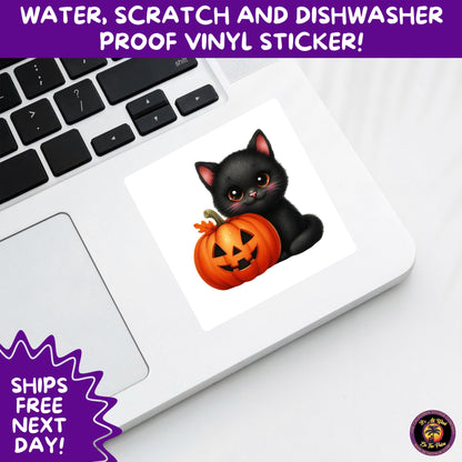 HALLOWEEN VINYL STICKERS | Spooky Ghosts, Witches, Pumpkins, Skulls and Bats – Waterproof Halloween Sticker Pack for All Ages