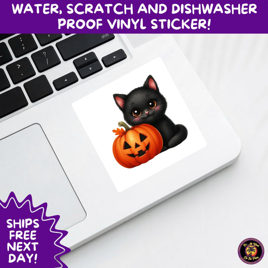 HALLOWEEN VINYL STICKERS | Spooky Ghosts, Witches, Pumpkins, Skulls and Bats – Waterproof Halloween Sticker Pack for All Ages