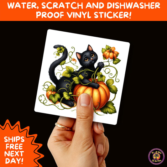 HALLOWEEN VINYL STICKERS | Spooky Ghosts, Witches, Pumpkins, Skulls and Bats – Waterproof Halloween Sticker Pack for All Ages