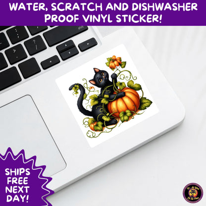 HALLOWEEN VINYL STICKERS | Spooky Ghosts, Witches, Pumpkins, Skulls and Bats – Waterproof Halloween Sticker Pack for All Ages