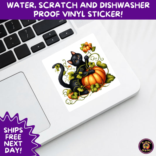 HALLOWEEN VINYL STICKERS | Spooky Ghosts, Witches, Pumpkins, Skulls and Bats – Waterproof Halloween Sticker Pack for All Ages