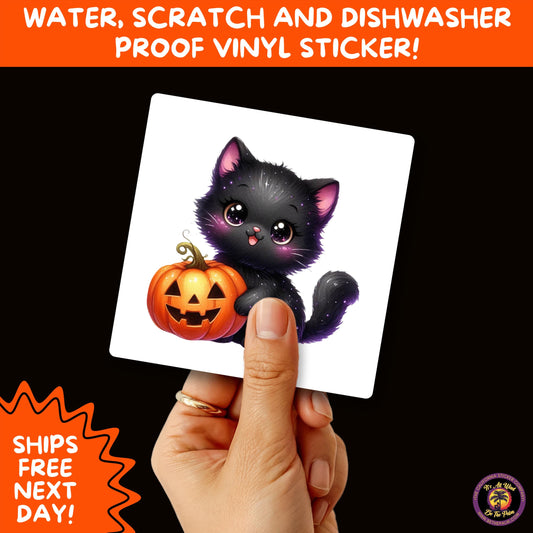 HALLOWEEN VINYL STICKERS | Spooky Ghosts, Witches, Pumpkins, Skulls and Bats – Waterproof Halloween Sticker Pack for All Ages