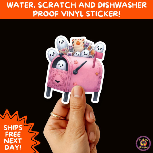 HALLOWEEN VINYL STICKERS | Spooky Ghosts, Witches, Pumpkins, Skulls and Bats – Waterproof Halloween Sticker Pack for All Ages