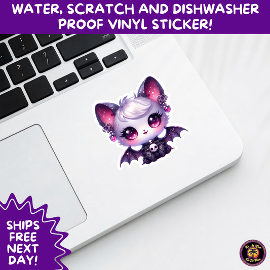 HALLOWEEN VINYL STICKERS | Spooky Ghosts, Witches, Pumpkins, Skulls and Bats – Waterproof Halloween Sticker Pack for All Ages