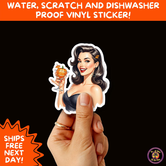 HALLOWEEN VINYL STICKERS | Spooky Ghosts, Witches, Pumpkins, Skulls and Bats – Waterproof Halloween Sticker Pack for All Ages