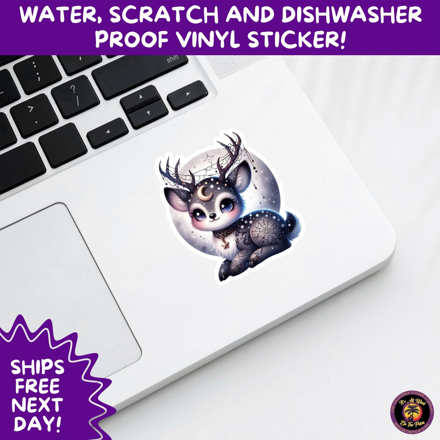 HALLOWEEN VINYL STICKERS | Spooky Ghosts, Witches, Pumpkins, Skulls and Bats – Waterproof Halloween Sticker Pack for All Ages