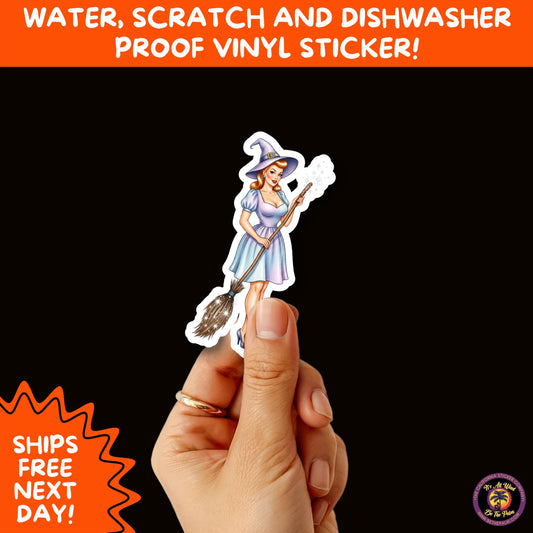 HALLOWEEN VINYL STICKERS | Spooky Ghosts, Witches, Pumpkins, Skulls and Bats – Waterproof Halloween Sticker Pack for All Ages