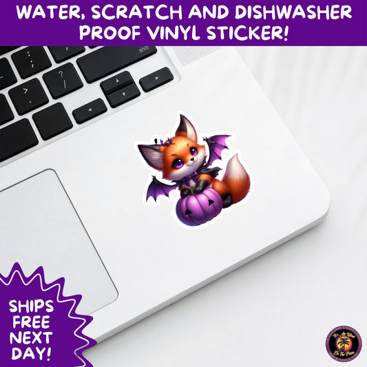 HALLOWEEN VINYL STICKERS | Spooky Ghosts, Witches, Pumpkins, Skulls and Bats – Waterproof Halloween Sticker Pack for All Ages