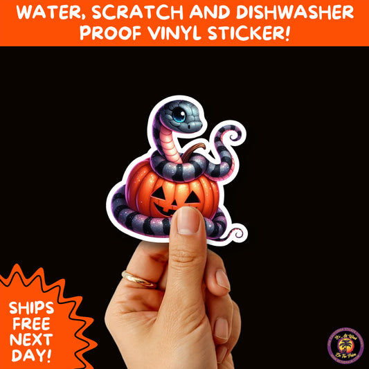 HALLOWEEN VINYL STICKERS | Spooky Ghosts, Witches, Pumpkins, Skulls and Bats – Waterproof Halloween Sticker Pack for All Ages