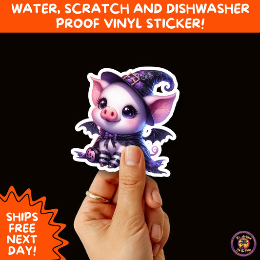 HALLOWEEN VINYL STICKERS | Spooky Ghosts, Witches, Pumpkins, Skulls and Bats – Waterproof Halloween Sticker Pack for All Ages