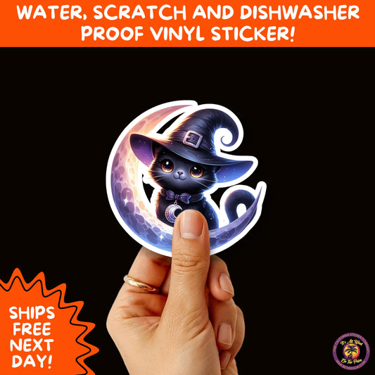 HALLOWEEN VINYL STICKERS | Spooky Ghosts, Witches, Pumpkins, Skulls and Bats – Waterproof Halloween Sticker Pack for All Ages