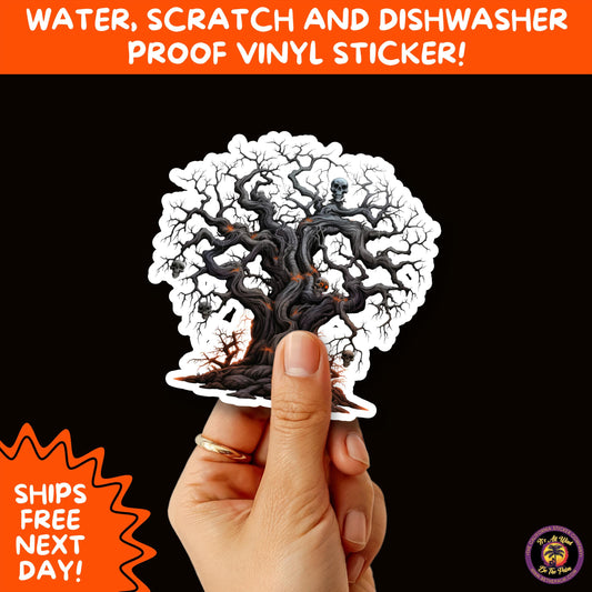 HALLOWEEN VINYL STICKERS | Spooky Ghosts, Witches, Pumpkins, Skulls and Bats – Waterproof Halloween Sticker Pack for All Ages