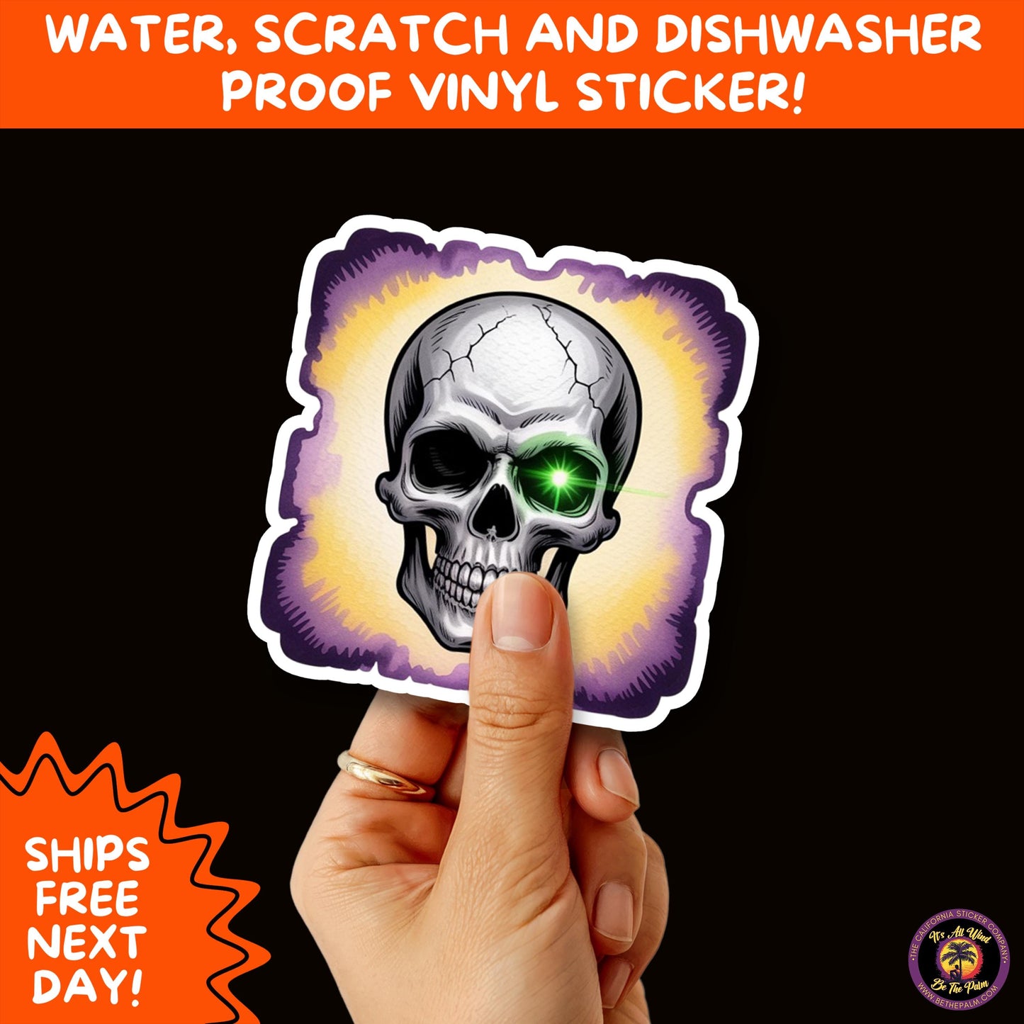 HALLOWEEN VINYL STICKERS | Spooky Ghosts, Witches, Pumpkins, Skulls and Bats – Waterproof Halloween Sticker Pack for All Ages