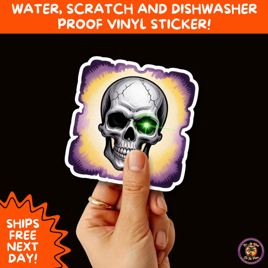 HALLOWEEN VINYL STICKERS | Spooky Ghosts, Witches, Pumpkins, Skulls and Bats – Waterproof Halloween Sticker Pack for All Ages