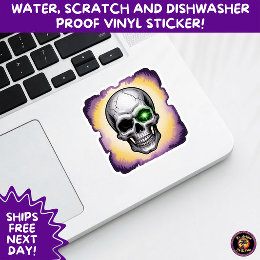 HALLOWEEN VINYL STICKERS | Spooky Ghosts, Witches, Pumpkins, Skulls and Bats – Waterproof Halloween Sticker Pack for All Ages
