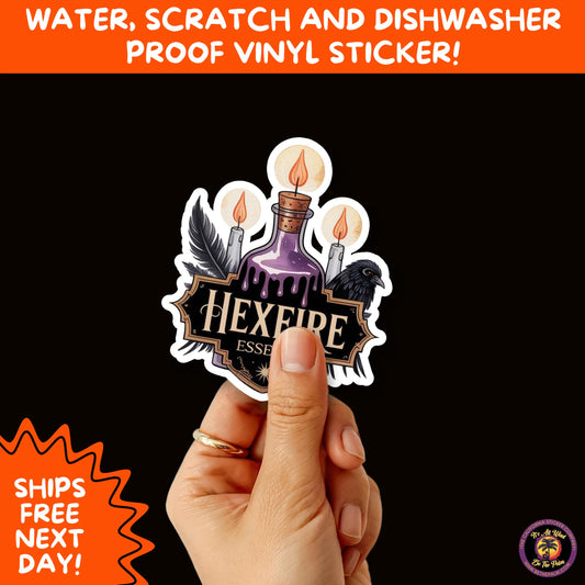 HALLOWEEN VINYL STICKERS | Spooky Ghosts, Witches, Pumpkins, Skulls and Bats – Waterproof Halloween Sticker Pack for All Ages