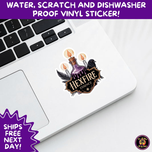 HALLOWEEN VINYL STICKERS | Spooky Ghosts, Witches, Pumpkins, Skulls and Bats – Waterproof Halloween Sticker Pack for All Ages