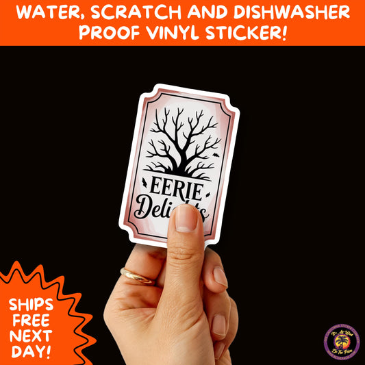 HALLOWEEN VINYL STICKERS | Spooky Ghosts, Witches, Pumpkins, Skulls and Bats – Waterproof Halloween Sticker Pack for All Ages