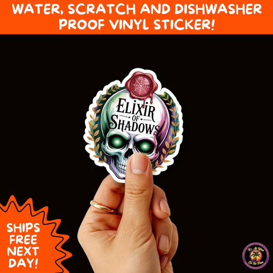 HALLOWEEN VINYL STICKERS | Spooky Ghosts, Witches, Pumpkins, Skulls and Bats – Waterproof Halloween Sticker Pack for All Ages