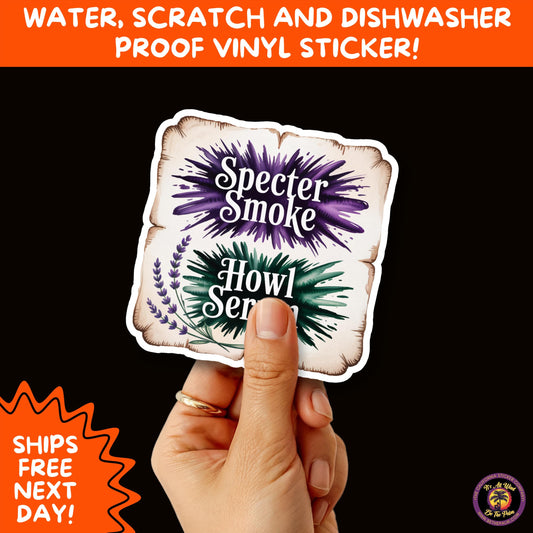 HALLOWEEN VINYL STICKERS | Spooky Ghosts, Witches, Pumpkins, Skulls and Bats – Waterproof Halloween Sticker Pack for All Ages