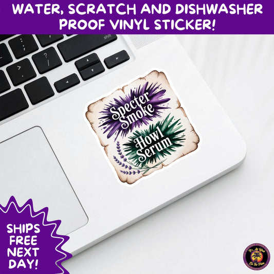HALLOWEEN VINYL STICKERS | Spooky Ghosts, Witches, Pumpkins, Skulls and Bats – Waterproof Halloween Sticker Pack for All Ages