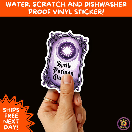 HALLOWEEN VINYL STICKERS | Spooky Ghosts, Witches, Pumpkins, Skulls and Bats – Waterproof Halloween Sticker Pack for All Ages