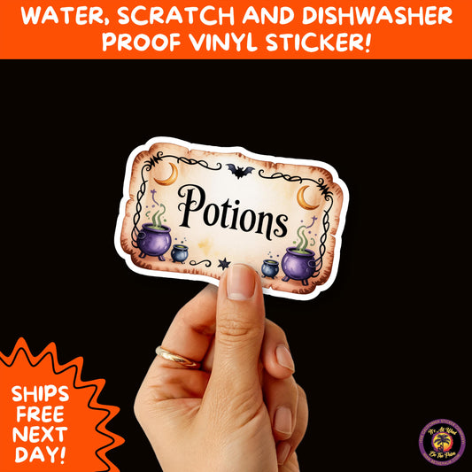 HALLOWEEN VINYL STICKERS | Spooky Ghosts, Witches, Pumpkins, Skulls and Bats – Waterproof Halloween Sticker Pack for All Ages