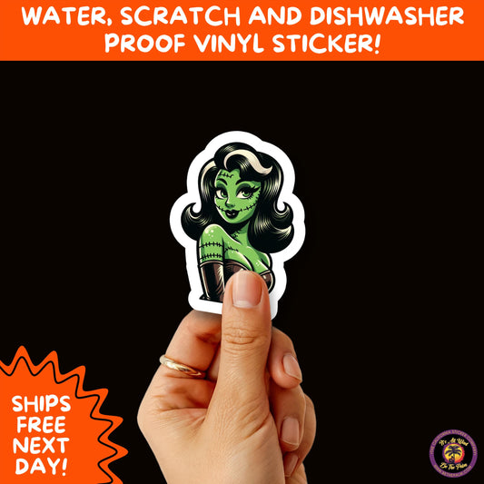 HALLOWEEN VINYL STICKERS | Spooky Ghosts, Witches, Pumpkins, Skulls and Bats – Waterproof Halloween Sticker Pack for All Ages