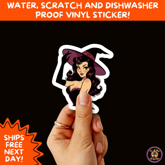 HALLOWEEN VINYL STICKERS | Spooky Ghosts, Witches, Pumpkins, Skulls and Bats – Waterproof Halloween Sticker Pack for All Ages
