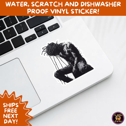 GORE HORROR STICKERS | Creepy Vibe Aesthetic – Blood, Skulls, Guts, and Creepy Vinyl Art for Halloween and Alternative Style Fans