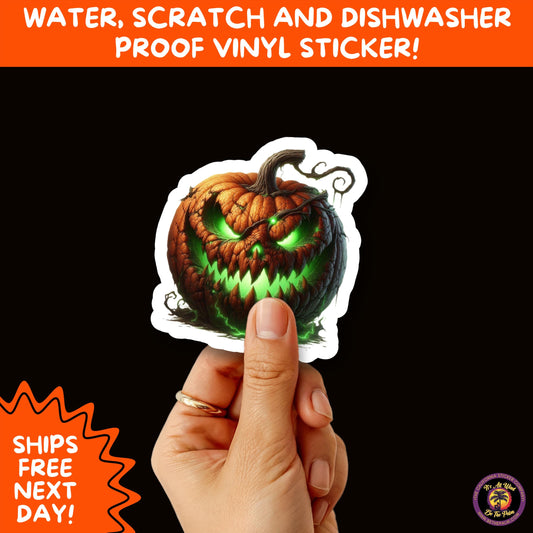 HALLOWEEN VINYL STICKERS | Spooky Ghosts, Witches, Pumpkins, Skulls and Bats – Waterproof Halloween Sticker Pack for All Ages