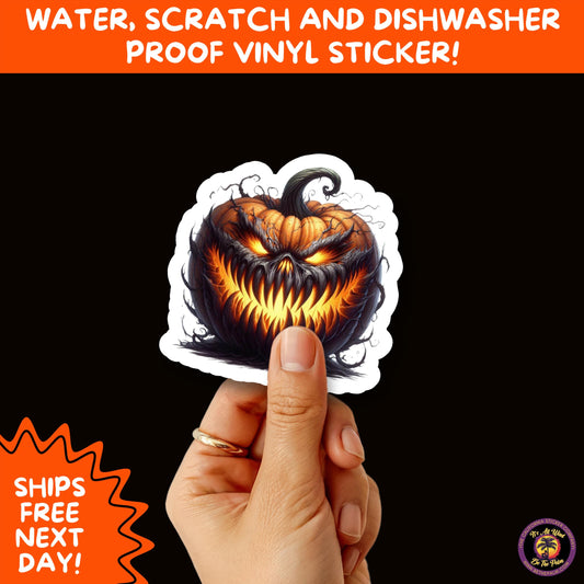 HALLOWEEN VINYL STICKERS | Spooky Ghosts, Witches, Pumpkins, Skulls and Bats – Waterproof Halloween Sticker Pack for All Ages