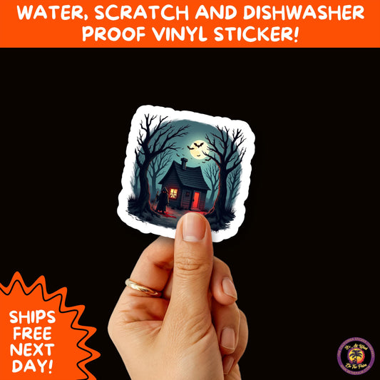 HALLOWEEN VINYL STICKERS | Spooky Ghosts, Witches, Pumpkins, Skulls and Bats – Waterproof Halloween Sticker Pack for All Ages