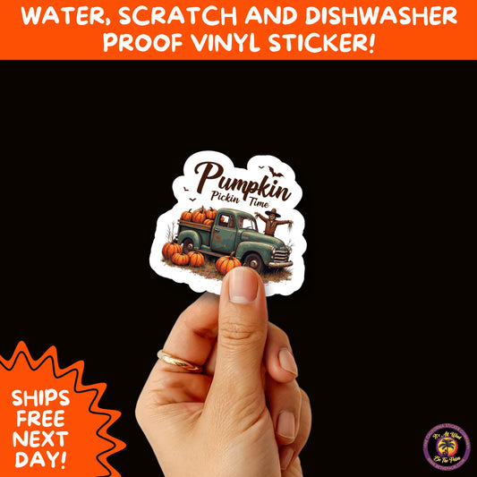 HALLOWEEN VINYL STICKERS | Spooky Ghosts, Witches, Pumpkins, Skulls and Bats – Waterproof Halloween Sticker Pack for All Ages