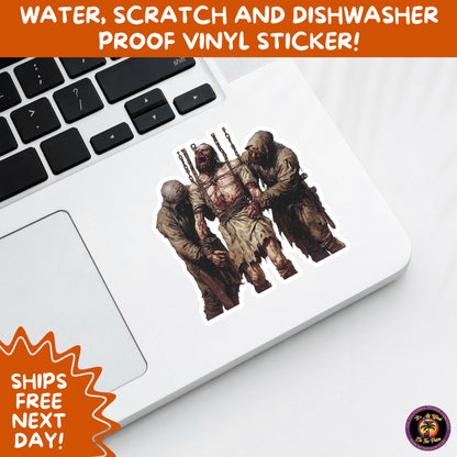 GORE HORROR STICKERS | Creepy Vibe Aesthetic – Blood, Skulls, Guts, and Creepy Vinyl Art for Halloween and Alternative Style Fans