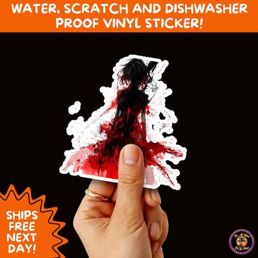 GORE HORROR STICKERS | Creepy Vibe Aesthetic – Blood, Skulls, Guts, and Creepy Vinyl Art for Halloween and Alternative Style Fans