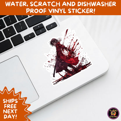GORE HORROR STICKERS | Creepy Vibe Aesthetic – Blood, Skulls, Guts, and Creepy Vinyl Art for Halloween and Alternative Style Fans