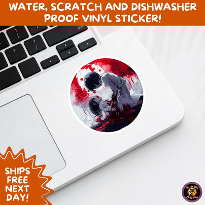 GORE HORROR STICKERS | Creepy Vibe Aesthetic – Blood, Skulls, Guts, and Creepy Vinyl Art for Halloween and Alternative Style Fans