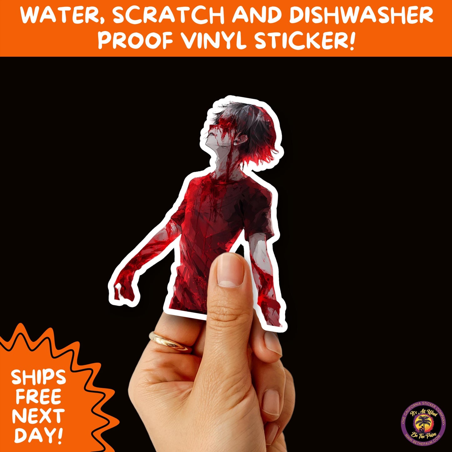 GORE HORROR STICKERS | Creepy Vibe Aesthetic – Blood, Skulls, Guts, and Creepy Vinyl Art for Halloween and Alternative Style Fans