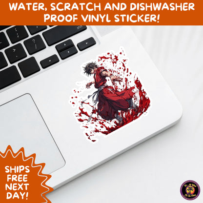 GORE HORROR STICKERS | Creepy Vibe Aesthetic – Blood, Skulls, Guts, and Creepy Vinyl Art for Halloween and Alternative Style Fans