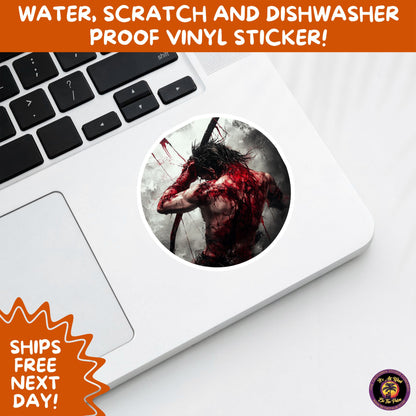 GORE HORROR STICKERS | Creepy Vibe Aesthetic – Blood, Skulls, Guts, and Creepy Vinyl Art for Halloween and Alternative Style Fans