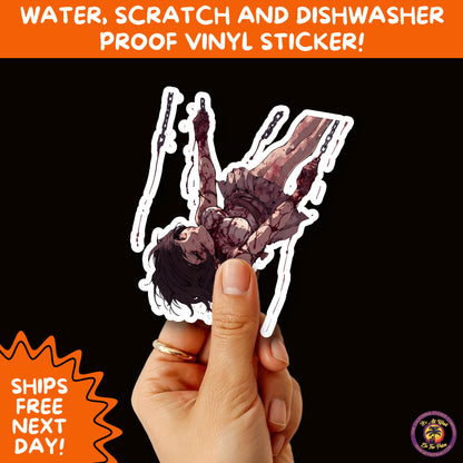 GORE HORROR STICKERS | Creepy Vibe Aesthetic – Blood, Skulls, Guts, and Creepy Vinyl Art for Halloween and Alternative Style Fans
