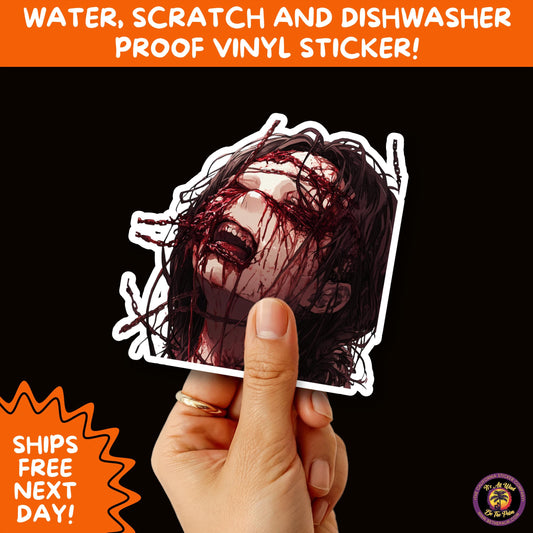 GORE HORROR STICKERS | Creepy Vibe Aesthetic – Blood, Skulls, Guts, and Creepy Vinyl Art for Halloween and Alternative Style Fans