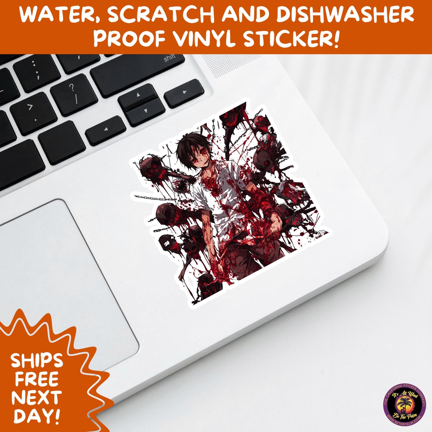 GORE HORROR STICKERS | Creepy Vibe Aesthetic – Blood, Skulls, Guts, and Creepy Vinyl Art for Halloween and Alternative Style Fans