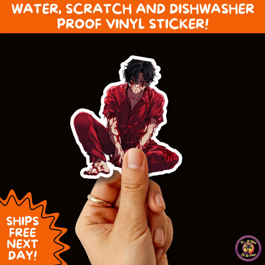 GORE HORROR STICKERS | Creepy Vibe Aesthetic – Blood, Skulls, Guts, and Creepy Vinyl Art for Halloween and Alternative Style Fans